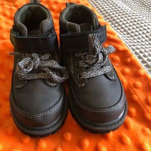 Dark gray boys boots